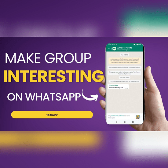 How to make a WhatsApp group interesting with friends